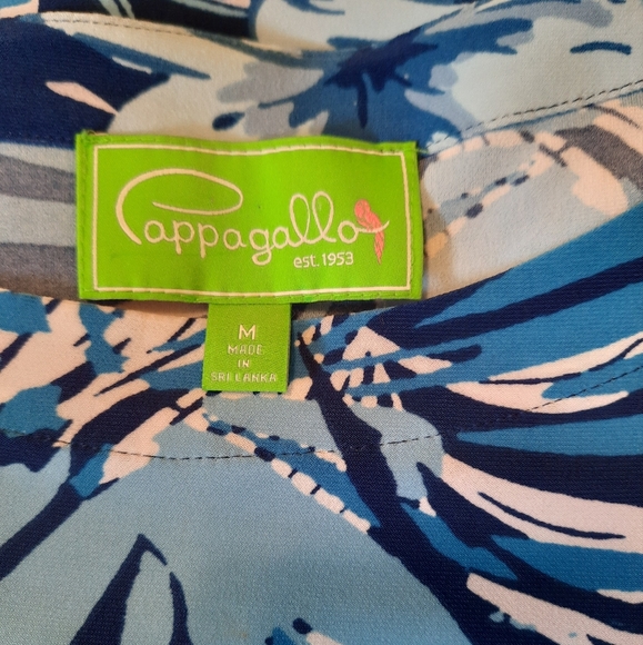 Cappagallo floral stretchy bell sleeve dress medium - Picture 8 of 9